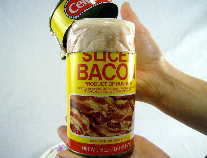 Celebrity Canned Bacon